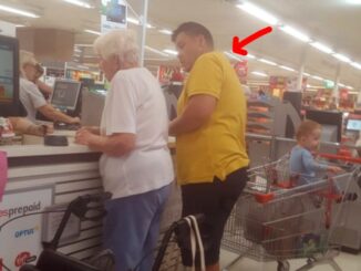The father of two children was praised by people around the world for what he did in a supermarket