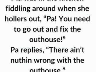 Ma was in the kitchen