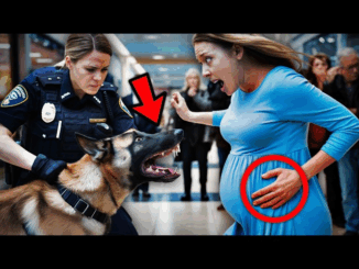 Dog Barks Repeatedly at a 7 Month Pregnant Woman… When Police Realized Why, It Was Already Too Late!