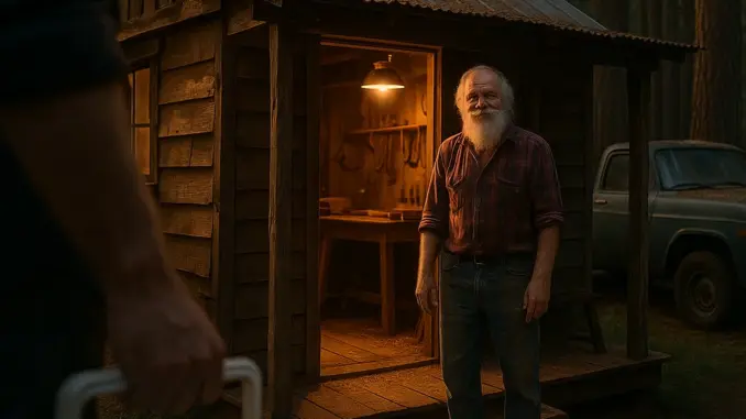 (CH1) AFTER GRANDMA PASSED, GRANDPA FOUND PEACE IN HIS OLD CABIN—FAR FROM HOME He didn’t say much at the funeral. Just held her photo tight and kept nodding at people like he was afraid if he stopped, he’d fall apart completely. We all took turns checking in on him that first week—dropping off food, offering to stay the night, but he never asked for anything. Just kept saying, “I’m alright, kiddo.” Then one day, he was just… gone. (CH1) AFTER GRANDMA PASSED, GRANDPA FOUND PEACE IN HIS OLD CABIN—FAR FROM HOME He didn’t say much at the funeral. Just held her photo tight and kept nodding at people like he was afraid if he stopped, he’d fall apart completely. We all took turns checking in on him that first week—dropping off food, offering to stay the night, but he never asked for anything. Just kept saying, “I’m alright, kiddo.” Then one day, he was just… gone.