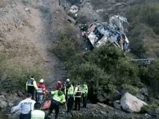 BREAKING NEWS At least 23 dead after bus falls into a chasm in… See more