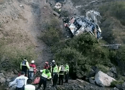 BREAKING NEWS At least 23 dead after bus falls into a chasm in… See more BREAKING NEWS At least 23 dead after bus falls into a chasm in… See more