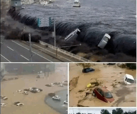 A magnitude 9.1 earthquake also caused a tsunami in the city of… See more A magnitude 9.1 earthquake also caused a tsunami in the city of… See more