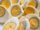What causes the green ring around hard-boiled eggs?
